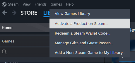 Activate a Product on Steam